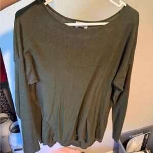 Old Navy Olive Green Long Sleeve Lightweight Pullover